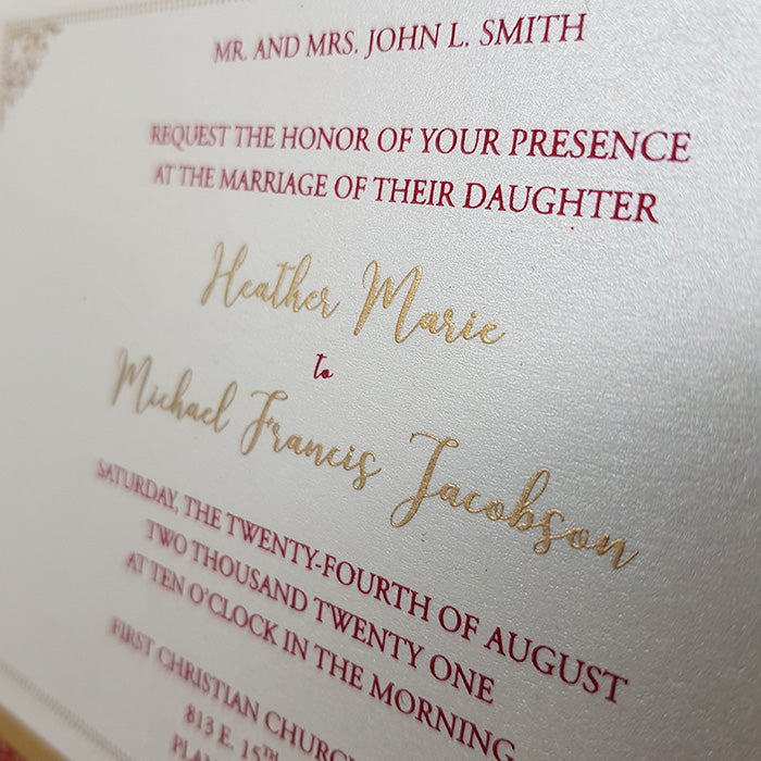 Custom Wedding Invitation Printing, Personalize Wedding Stationery